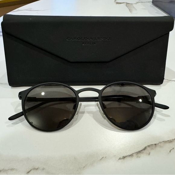 Black metal sunnies